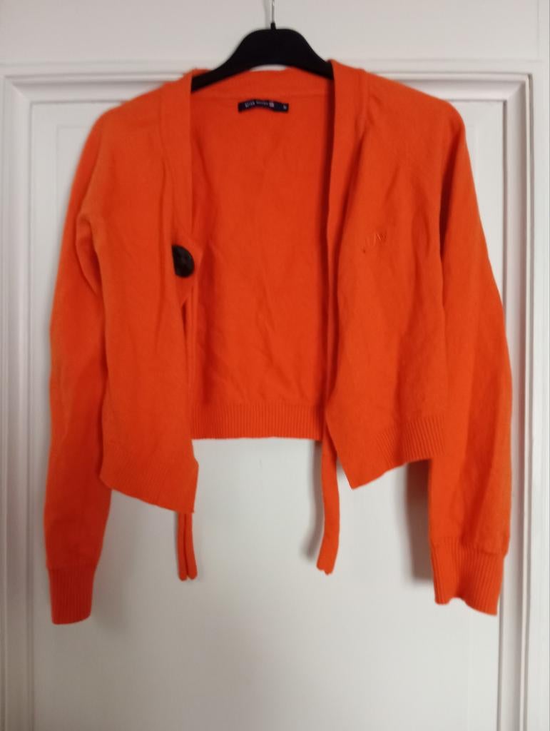 RIVER WOODS - oranje gilet om dicht te knopen, maat M, Kleding | Dames, Ophalen of Verzenden, Maat 38/40 (M), Oranje