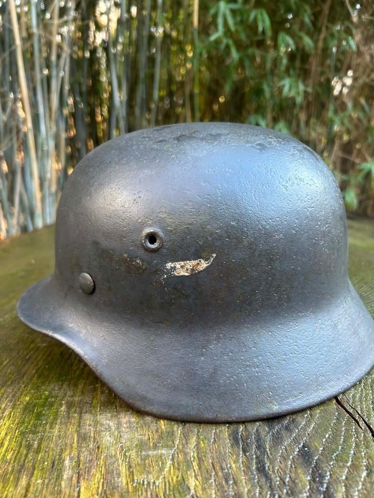 casque allemand M40 WW2 Luftwaffe, Collections, Objets militaires | Seconde Guerre mondiale, Enlèvement ou Envoi, Autres