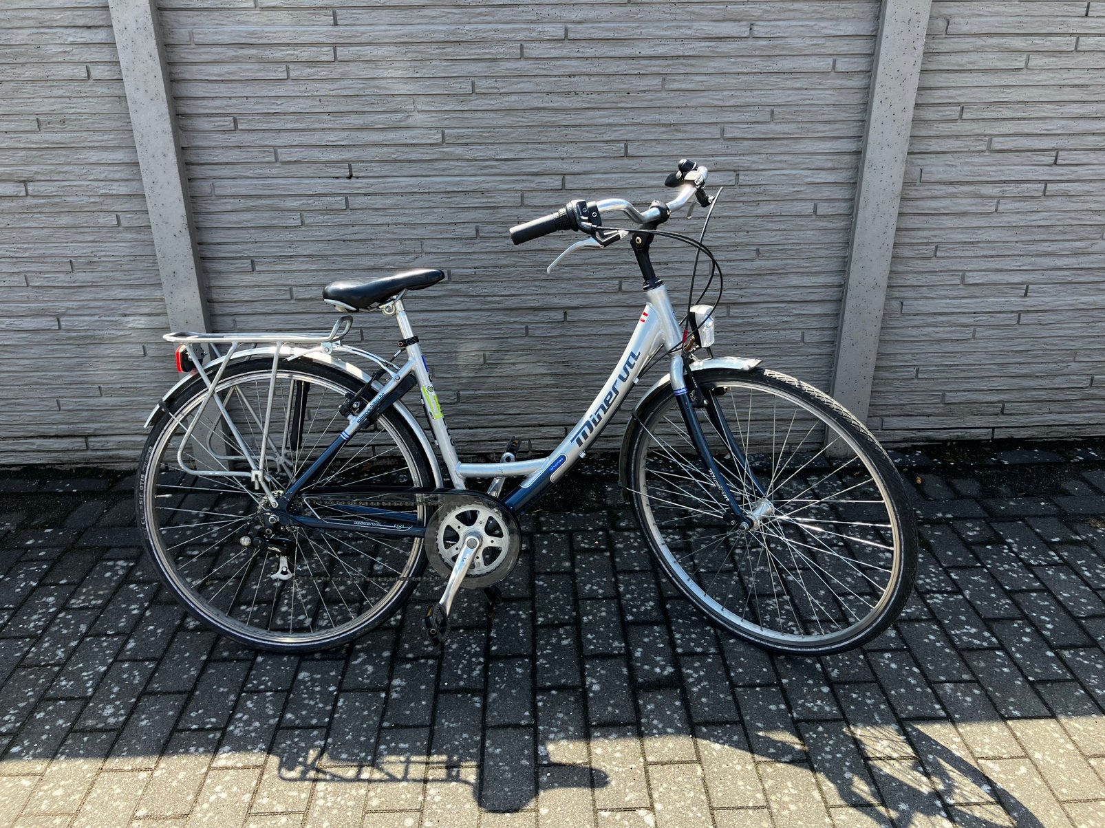 Damesfiets, Fietsen en Brommers, Gebruikt, Velgrem, Versnellingen, 56 cm of meer