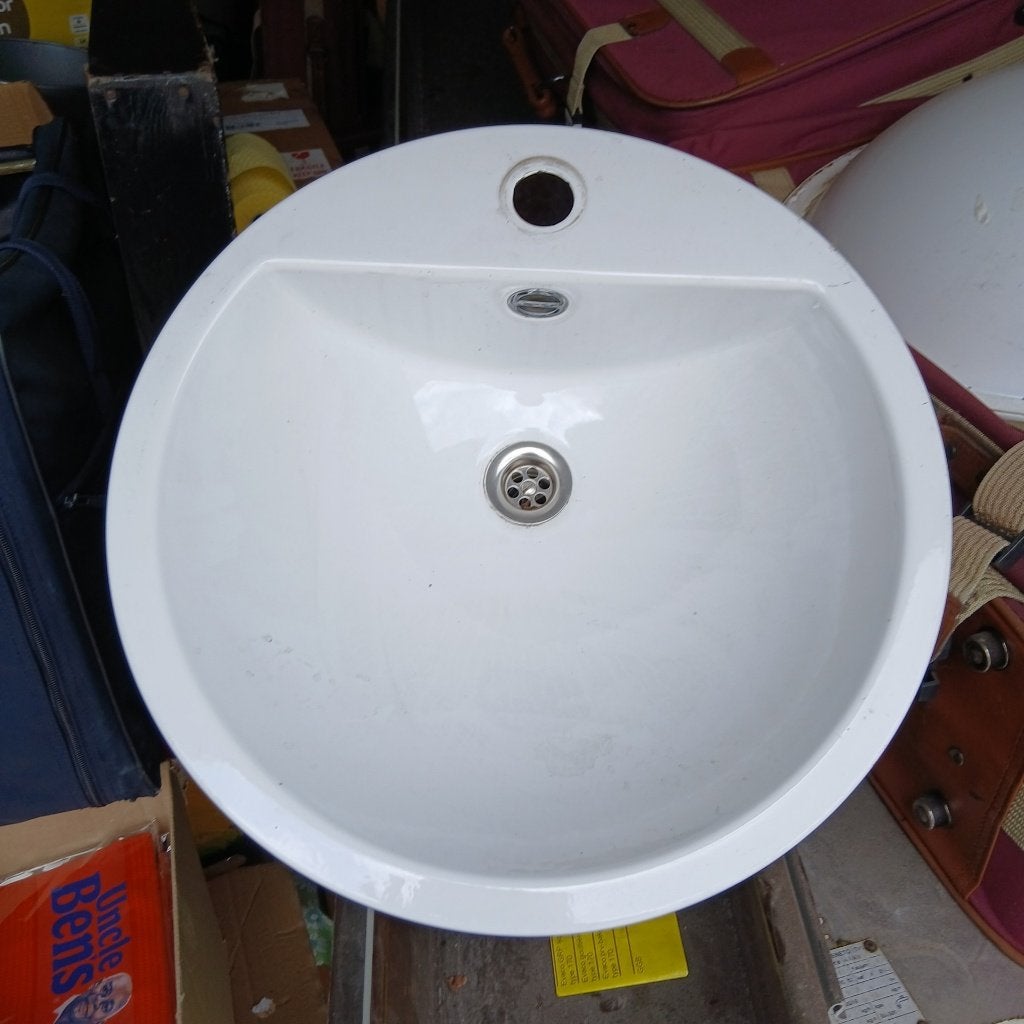 kleine wastafel/lavabo inbouw, Ophalen, Nieuw, Steen, Wastafel