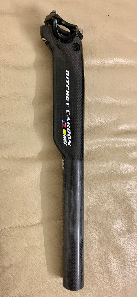 Zadelpen Ritchey Carbon 31.6 mm, Ophalen of Verzenden, Zo goed als nieuw, Racefiets, Carbon