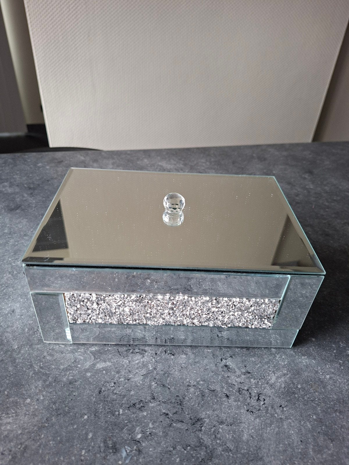 opbergdoos met spiegel, Ophalen of Verzenden