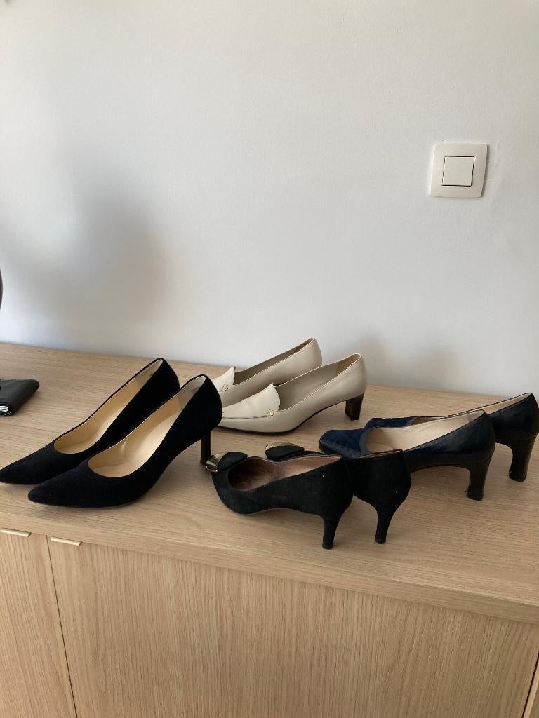 Lots  de chaussures, Chaussures à haut talons, Comme neuf, Enlèvement, Bleu