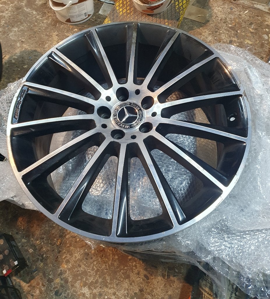 20 Inch AMG Velg Mercedes GLC w253 A2534011900 ET40 VoorAs, Auto-onderdelen, Banden en Velgen, Gebruikt, Velg(en), 285 mm, Ophalen of Verzenden