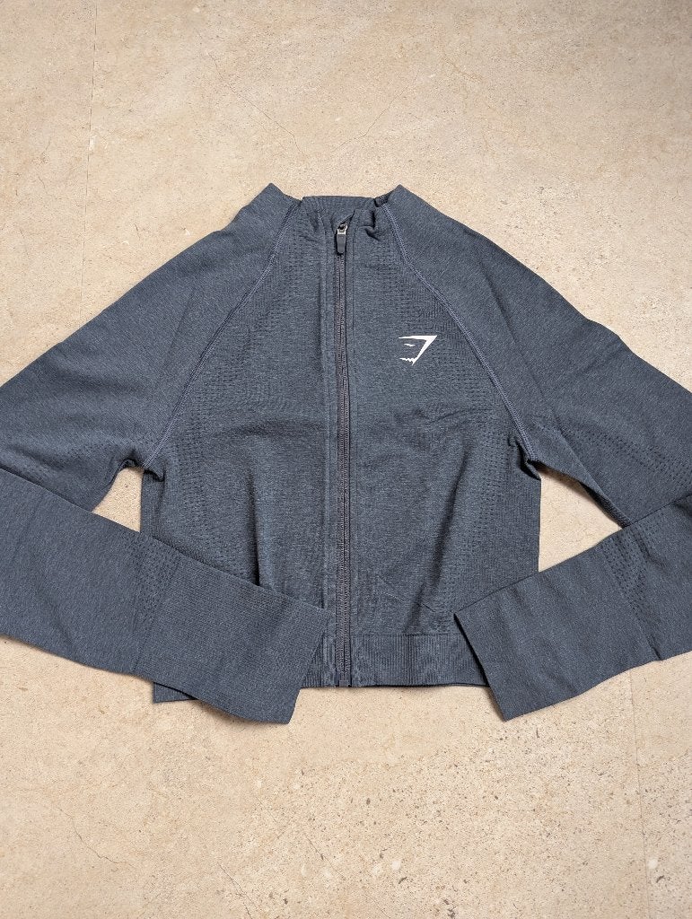 Grijze Gymshark-jas, Kleding | Dames, Sportkleding, Maat 38/40 (M), Verzenden, Grijs, Gymshark