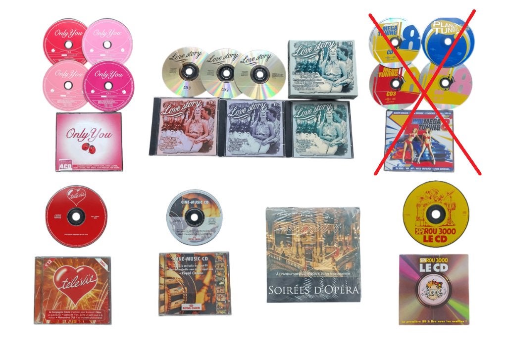 27 vintage audio-cd - single 2€ per stuk, Ophalen, Gebruikt