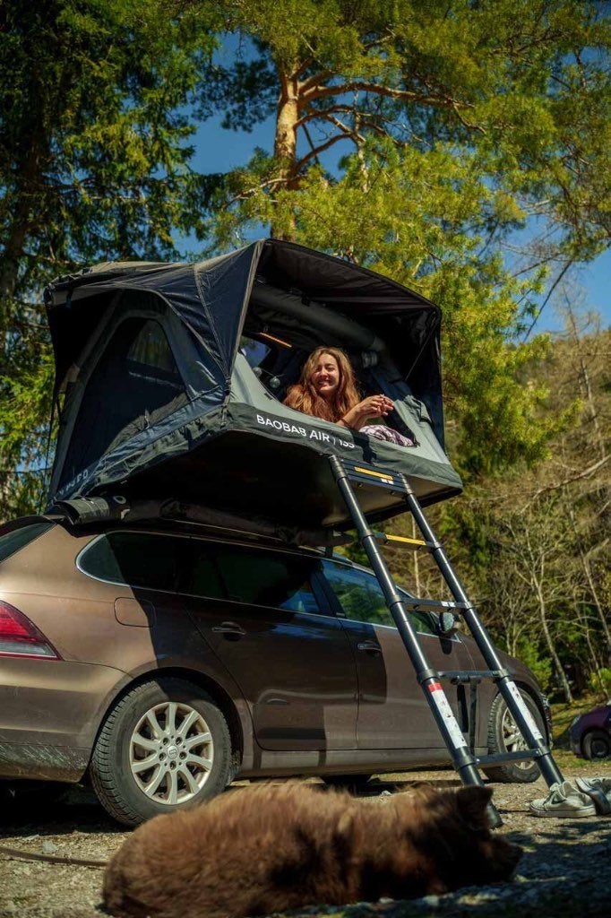 Vickywood Baobab Air daktent, Caravans en Kamperen, Ophalen, Gebruikt, Tot en met 2