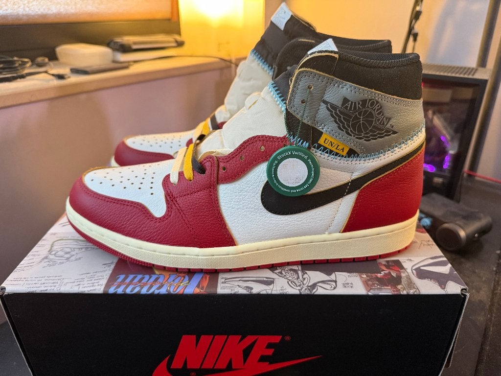 Jordan 1 Union LA Chicago Shadow US 12.5/ EU 47, Kleding | Heren, Schoenen, Overige kleuren, Nieuw, Ophalen of Verzenden, Sneakers