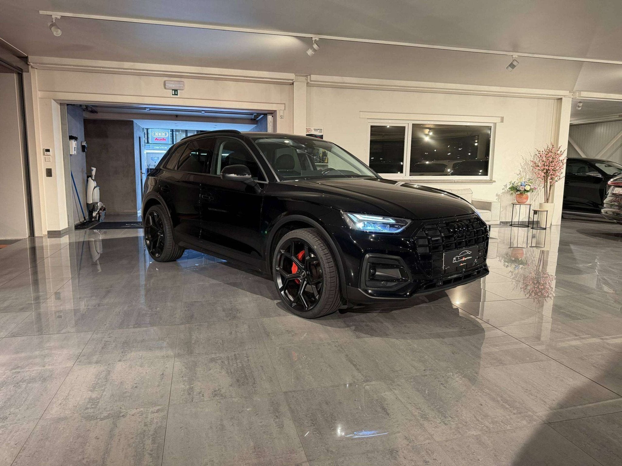 Audi Q5 40TFSI 204PK QUATTRO * FULL BLACK PACK + * CAR PLAY, Autos, Cuir, 174 g/km, Euro 6, Q5