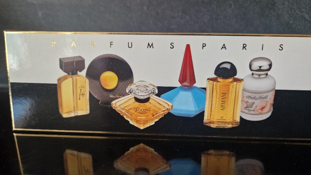 setje franse miniaturen, Ophalen of Verzenden, Nieuw, Miniatuur, Gevuld