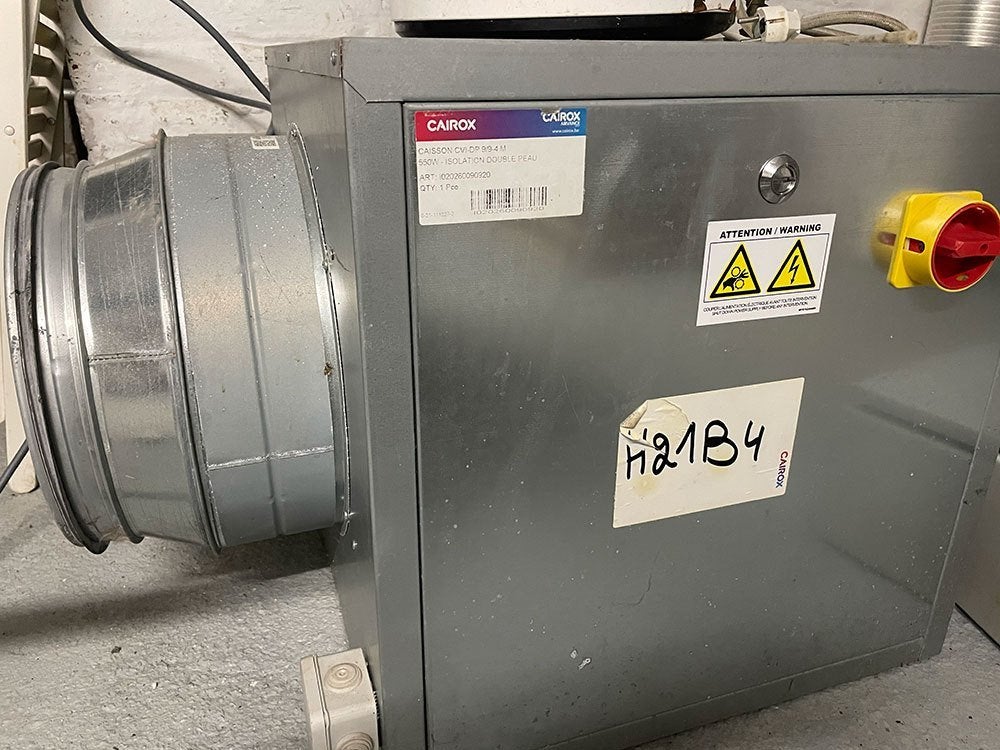 Industriële vacuümpomp / luchtextractie-unit, Ophalen