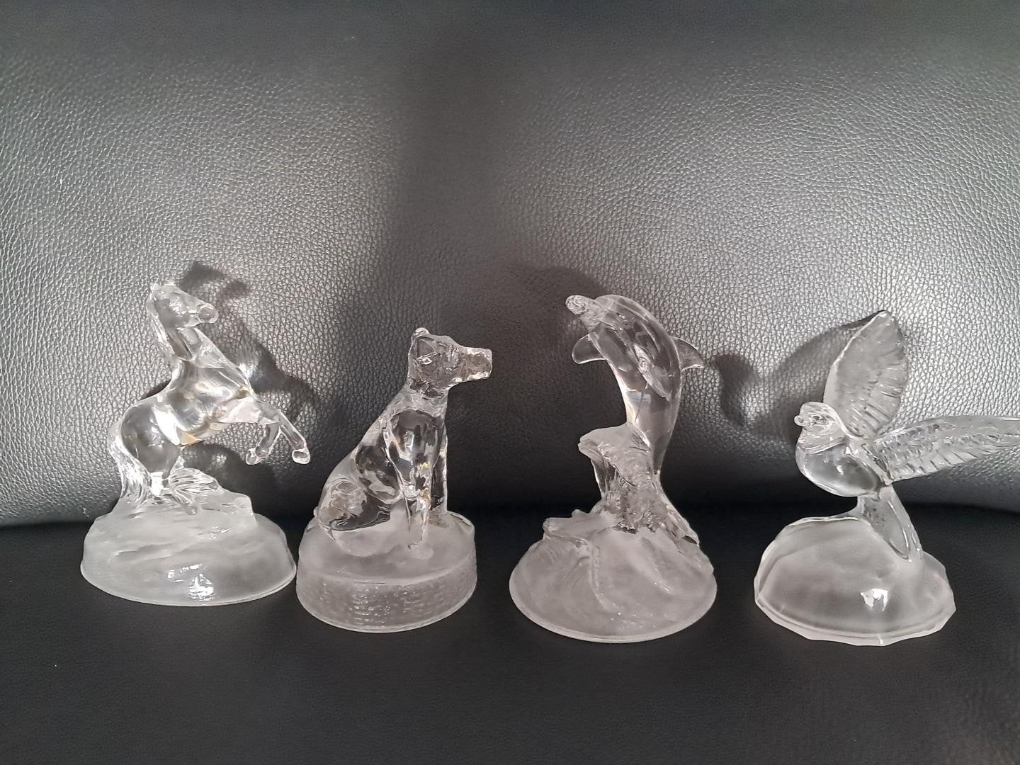 Set van 4 kristallen dierenbeeldjes – Cristal d’Arques
Titel, Antiek en Kunst, Ophalen
