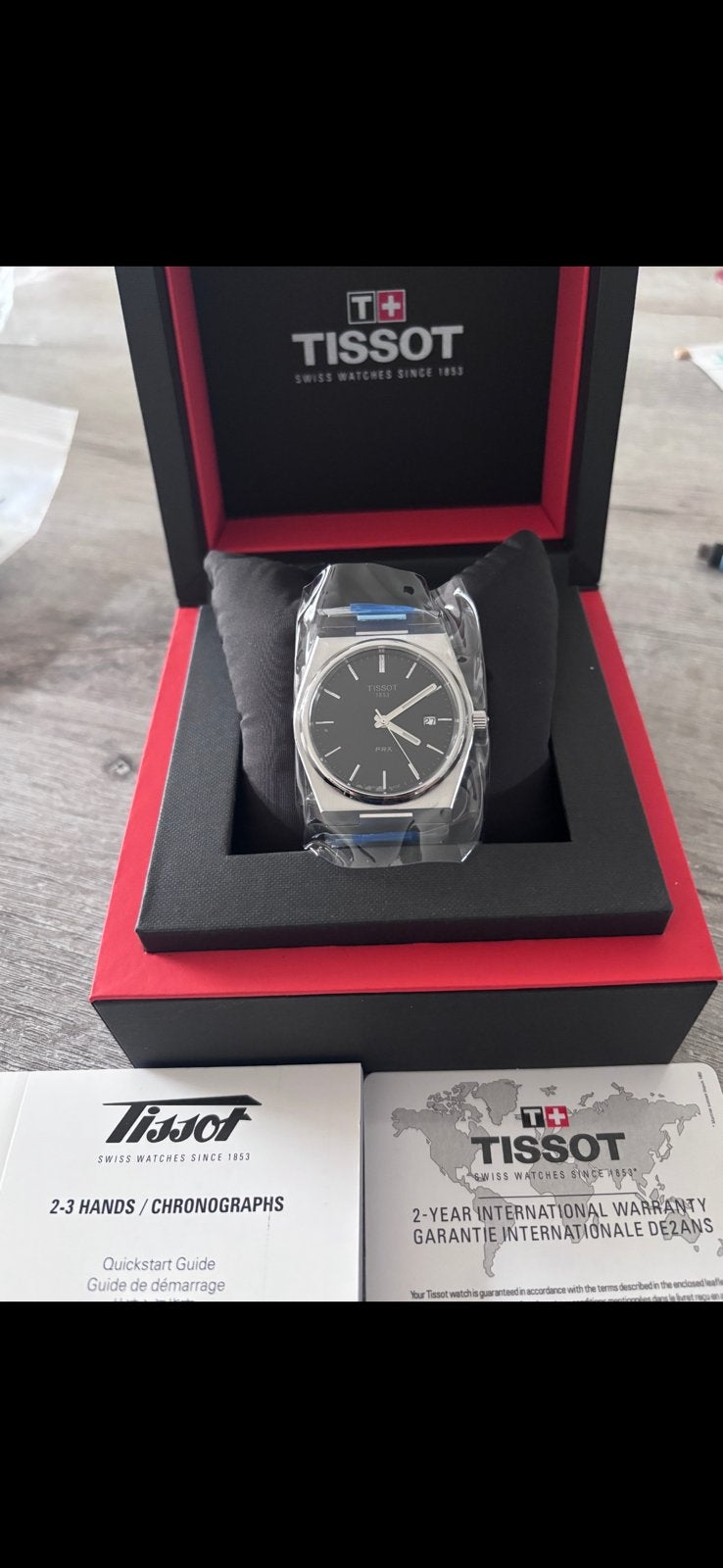Tissot PRX quartz 40 mm Nieuwstaat, Bijoux, Sacs & Beauté, Montres | Hommes, Neuf, Montre-bracelet, Autres marques, Acier, Acier