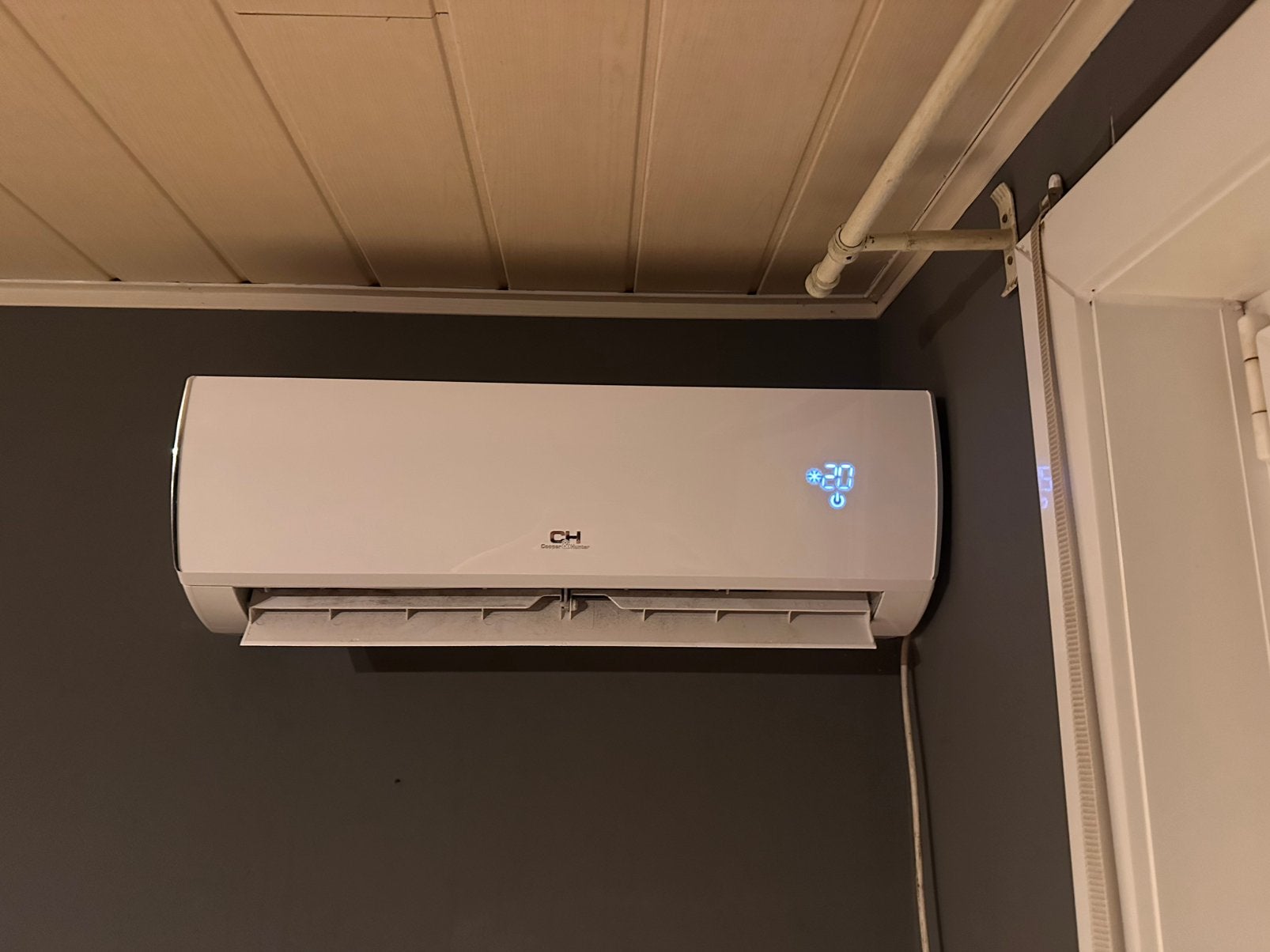 Airco single split cooper&hunter 12000 btu, Elektronische apparatuur, Airco's, Ophalen, Timer, 3 snelheden of meer, Gebruikt