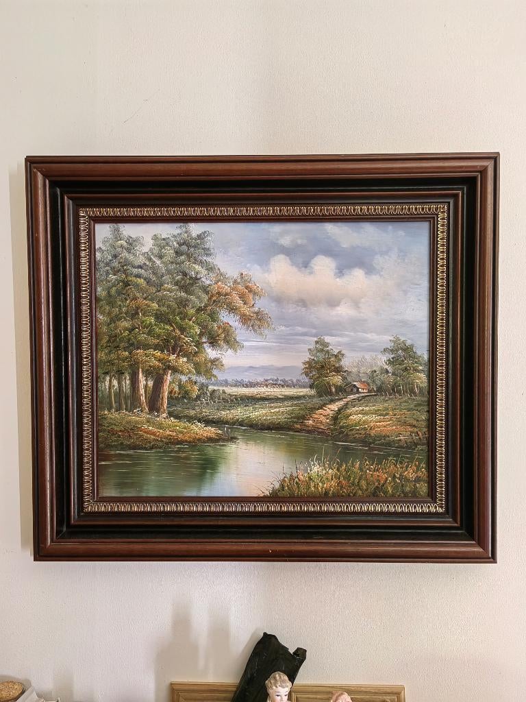 Tableau paysage de Pierre Ziller, Enlèvement