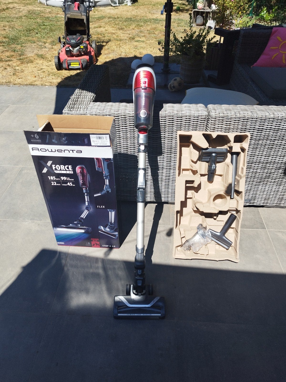 Aspirateur sans fil Rowenta, Enlèvement, Comme neuf, Réservoir, Rowenta