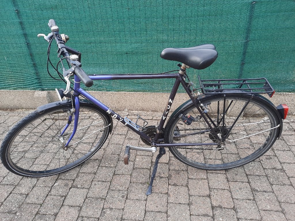 Herenfiets ideaal voor kotstudenten, Autres marques, Vitesses, Frein sur jante, 49 à 53 cm