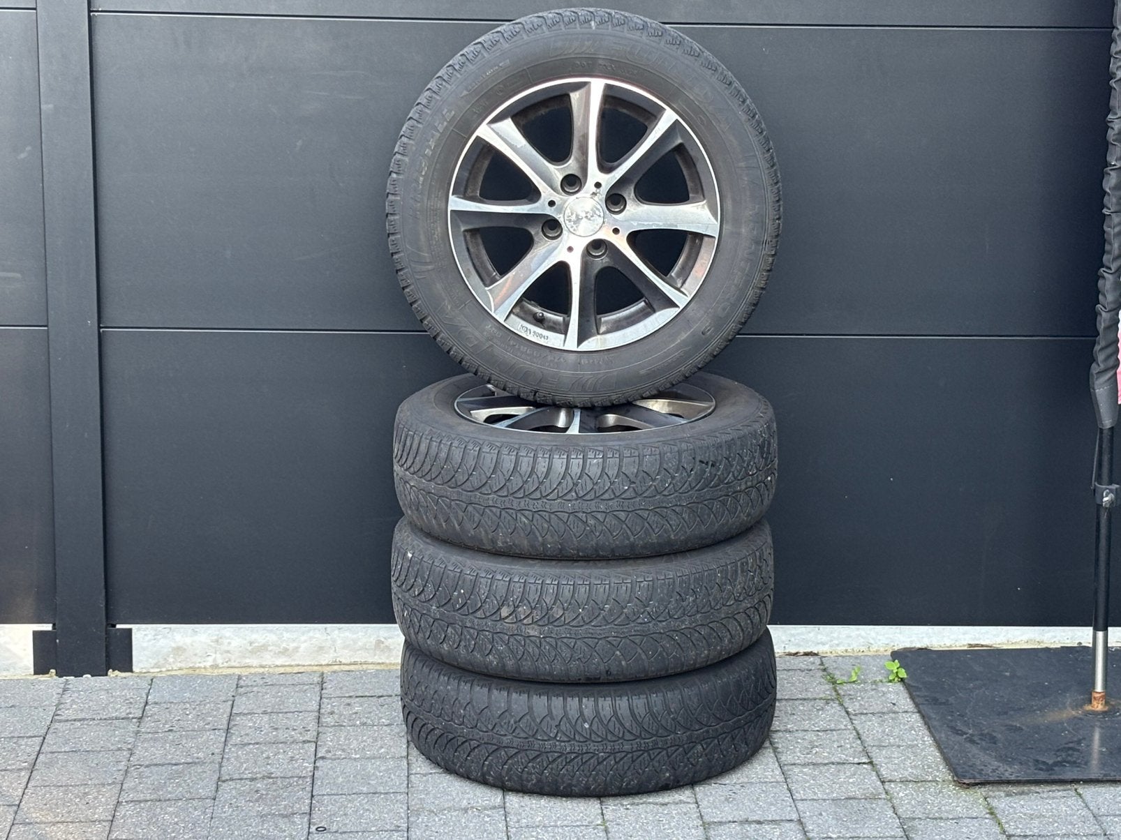 Te koop set velgen fiat 500, Auto-onderdelen, Ophalen, Band(en)