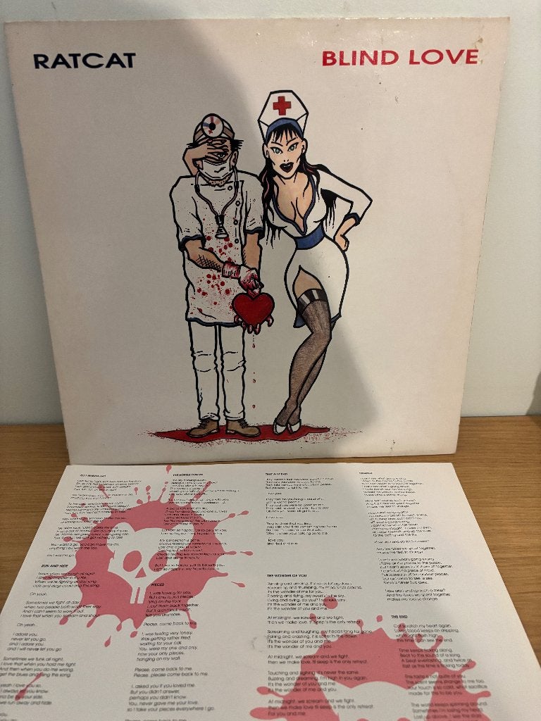 LP - Ratcat - Blind Love, CD & DVD, Vinyles | Rock, Utilisé, Indie rock, LP, Avec pochette intérieure, 12 pouces, Enlèvement ou Envoi