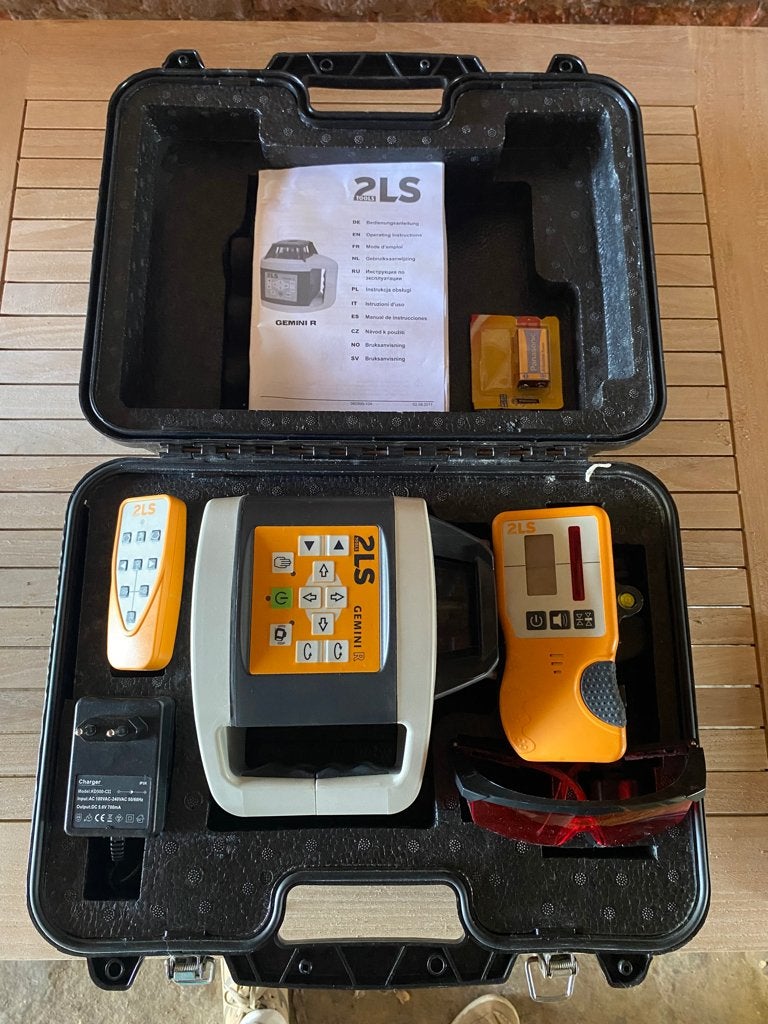 bouwlaser Gemini  2LS, Doe-het-zelf en Bouw, Meetapparatuur, Ophalen, Gebruikt, Overige meters