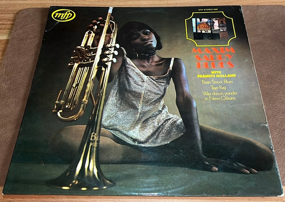 Maxim Saury ft Peanuts Holland ‎– Blues - vinyl LP - FR 1971, CD & DVD, Vinyles | Jazz & Blues, Enlèvement ou Envoi, Utilisé, Blues