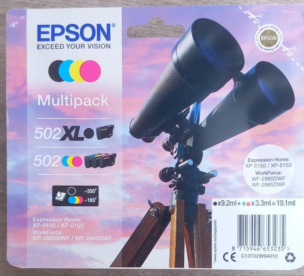 Pack de Cartouches d’encre, Enlèvement