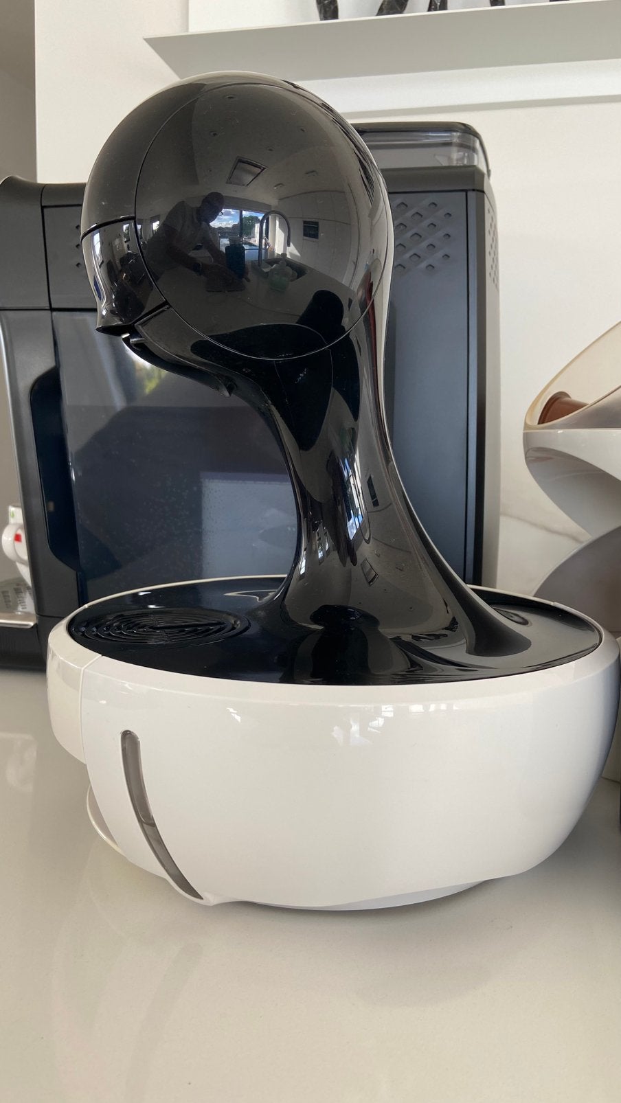 Dolce Gusto Krups Drop met toebehoren, Gebruikt, Koffiemachine, Ophalen of Verzenden, Koffiepads en cups