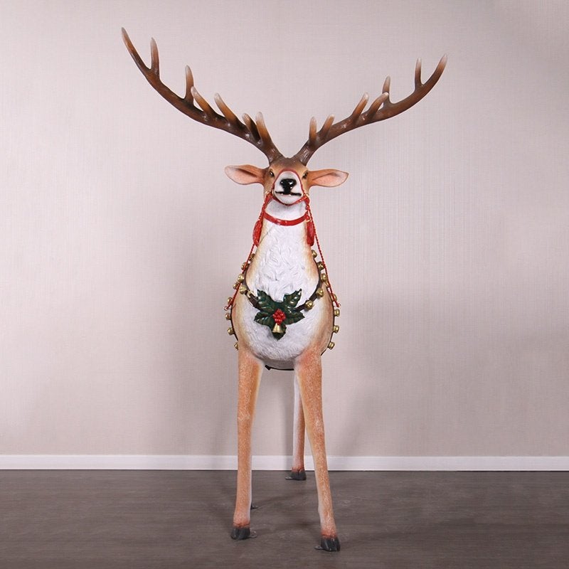 Reindeer for Santa’s Sleigh – Rendier Hoogte 218 cm, Diversen, Kerst, Ophalen, Nieuw