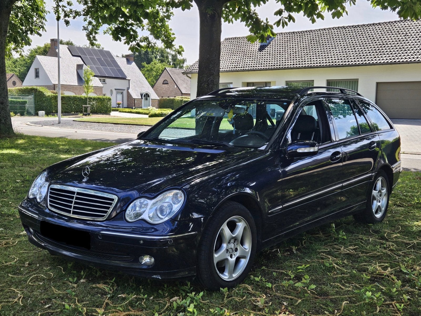 Mercedes c220cdi// automaat // airco // gekurd voorverkoop, Autos, Mercedes-Benz, Cuir, Achat, Entreprise, Noir