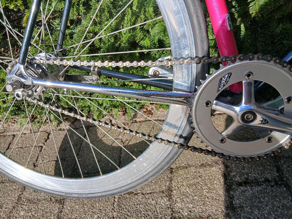 retro fiets, Ophalen, Gebruikt, Minder dan 10 versnellingen, Terugtraprem