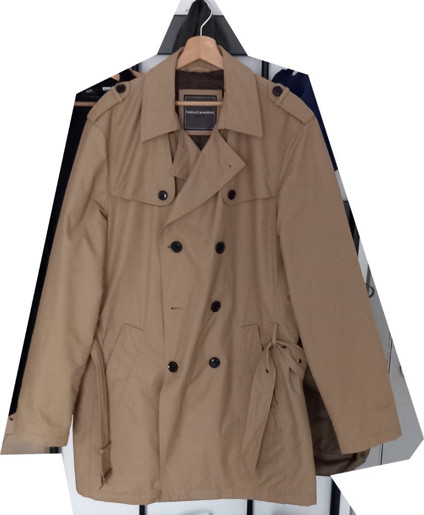 Trench coat beige XL, Kleding | Heren, Ophalen of Verzenden, Zo goed als nieuw, Maat 56/58 (XL), Beige