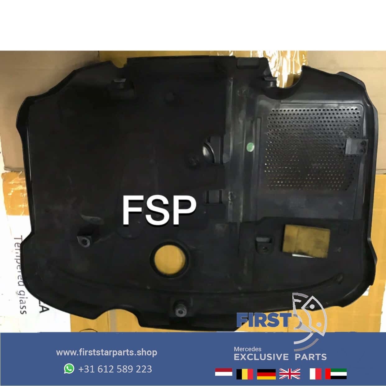 W204 W212 Facelift motor afdek kap beschermplaat Mercedes C, Gebruikt, -, Ophalen of Verzenden, -