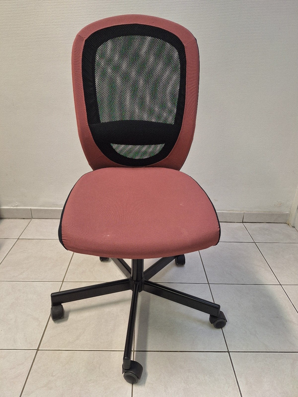 Chaise de bureau de bureau ergonomique, Enlèvement, Ergonomique, Rose, Chaise de bureau