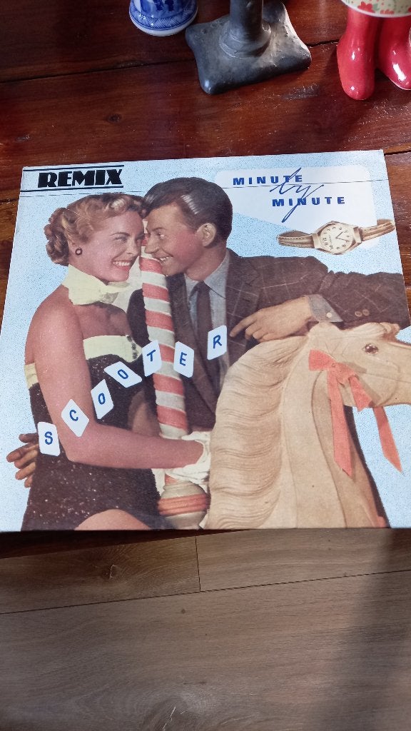 vinyl (maxi 45T) scooter "minute by minute", Enlèvement, Comme neuf, Pop