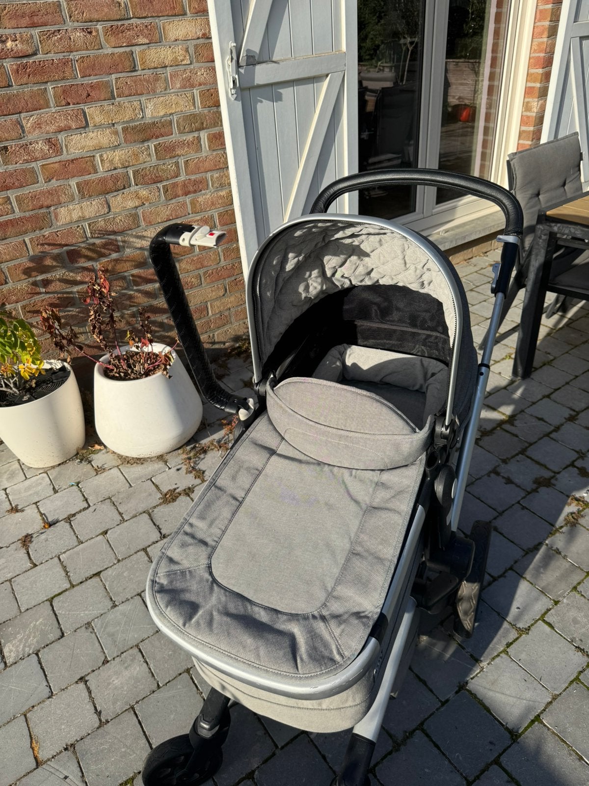 Kinderwagen model Joolz Day + voetenzak en regenhoes, Gebruikt, Met reiswieg, Ophalen, Kinderwagen
