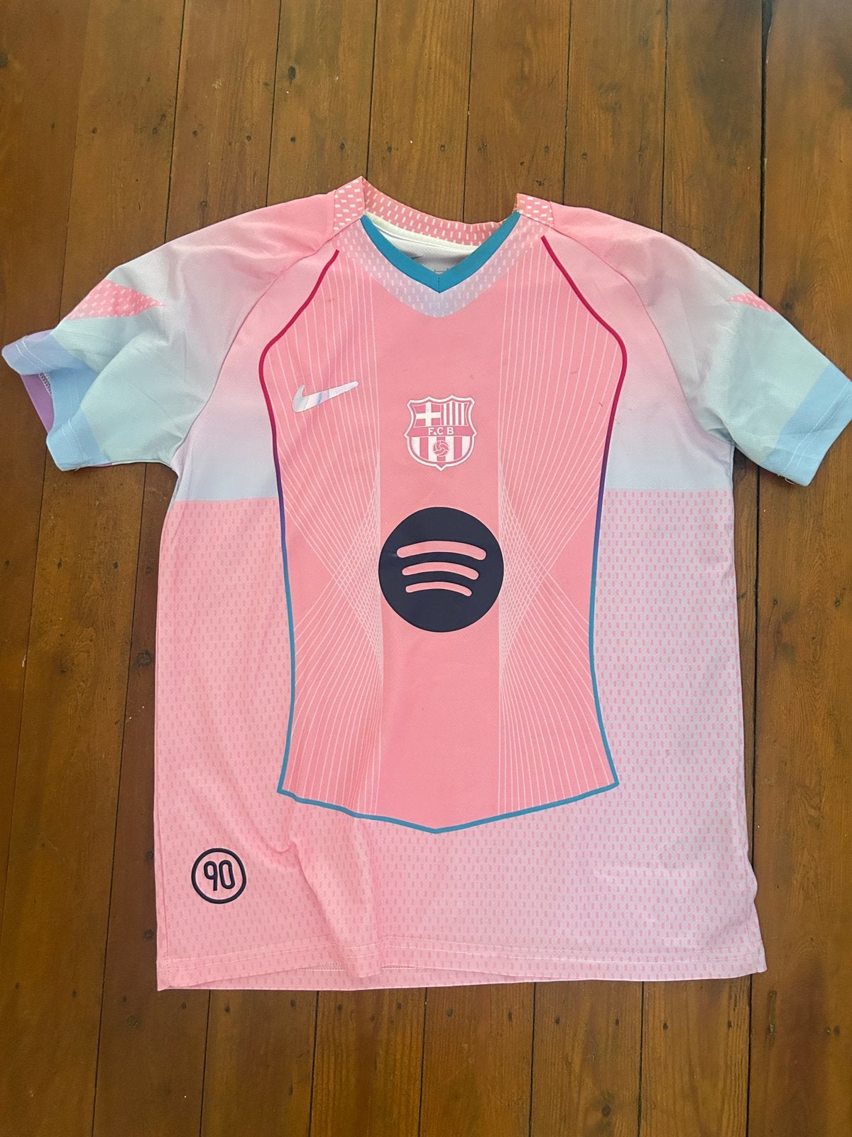maillot fcb lamine yamal, Taille L, Enlèvement ou Envoi, Comme neuf, Maillot