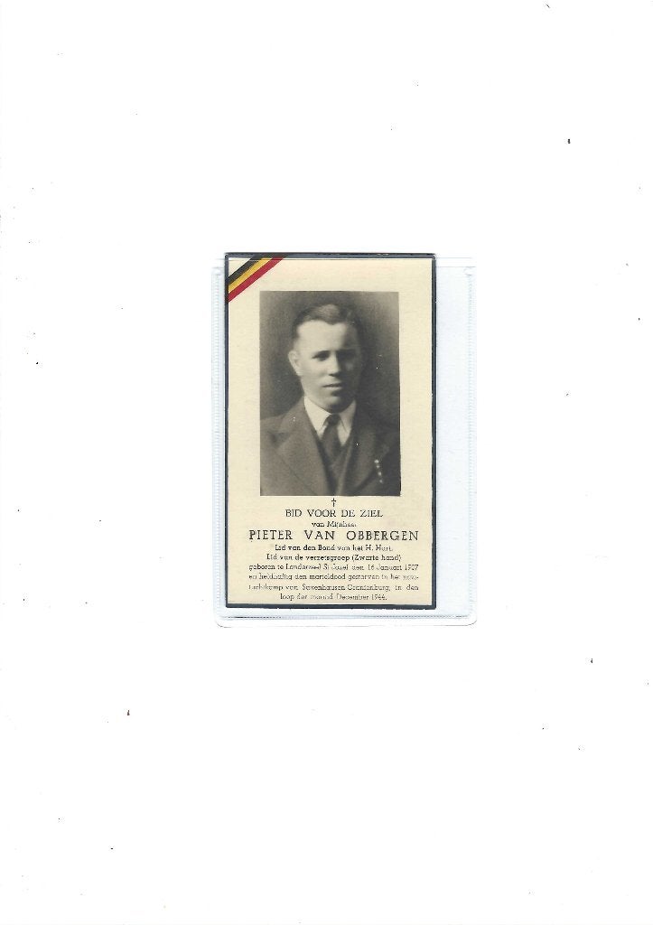 Souvenir de décès (prisonnier de guerre), Collections, Enlèvement ou Envoi