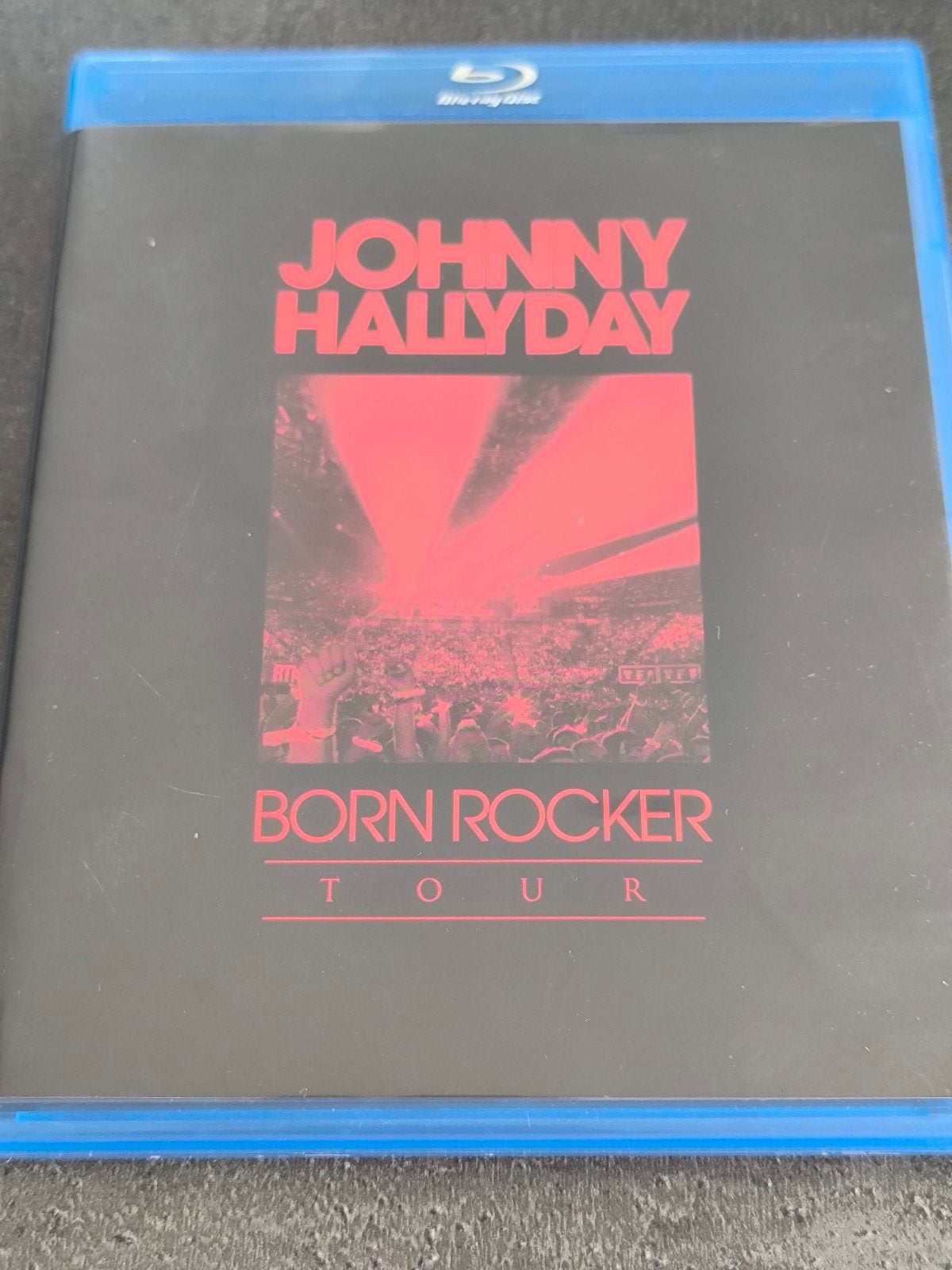 Blu ray Johnny Hallyday, Born rocker Tour, Enlèvement ou Envoi, Comme neuf, Concert