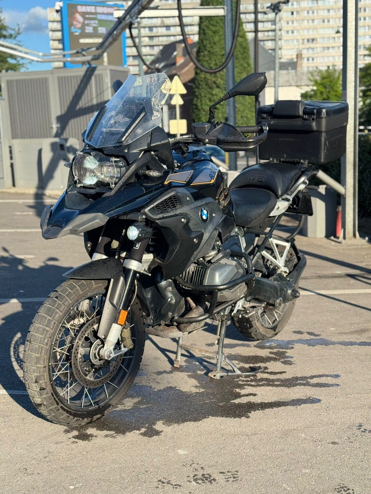 BMW R 1250 GS Exclusive — complete bagage, Motoren, Motoren | BMW, 2 cilinders, Occasion, Handvatverwarming, Motorrijbewijs A