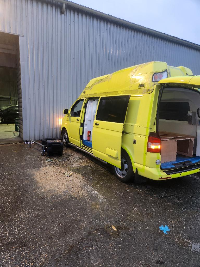 transporter T5, Auto's, Volkswagen, Euro 5, Zwart, Zwart, Leder