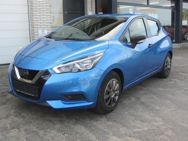 Nissan Micra 1.0i **Garantie** 63.000Km AC BT Parkeerhulp, Voorwielaandrijving, Stof, 5 deurs, 3 cilinders