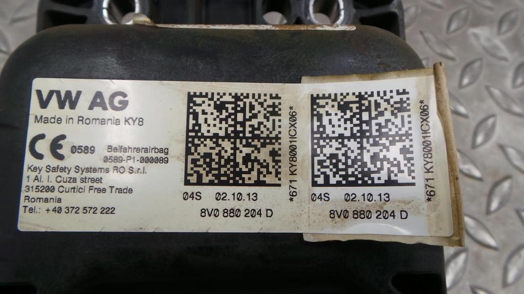 VOLKSWAGEN GOLF Golf 7 Highline AIRBAG RECHTS 2013, Auto-onderdelen, Ophalen of Verzenden, Gebruikt, Stiba lid