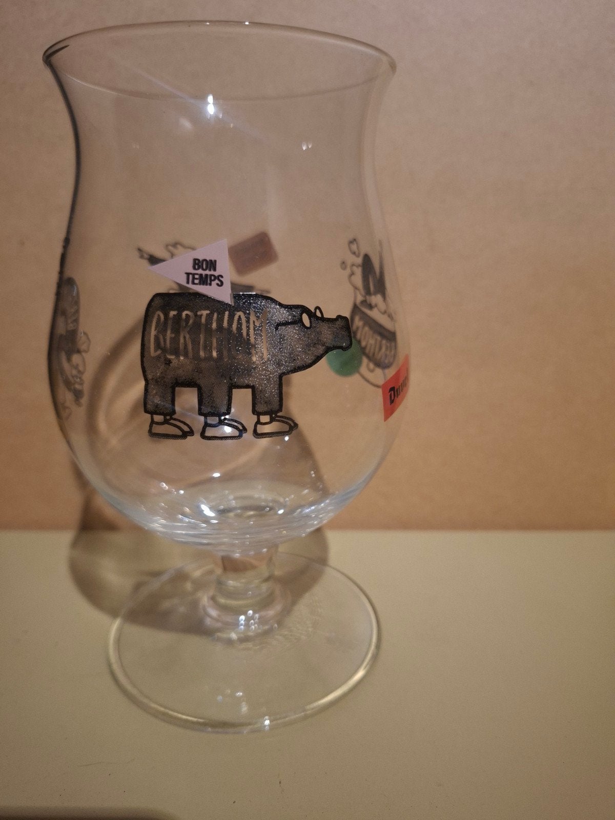 duvel glas Berthom, Verzamelen, Ophalen of Verzenden, Duvel