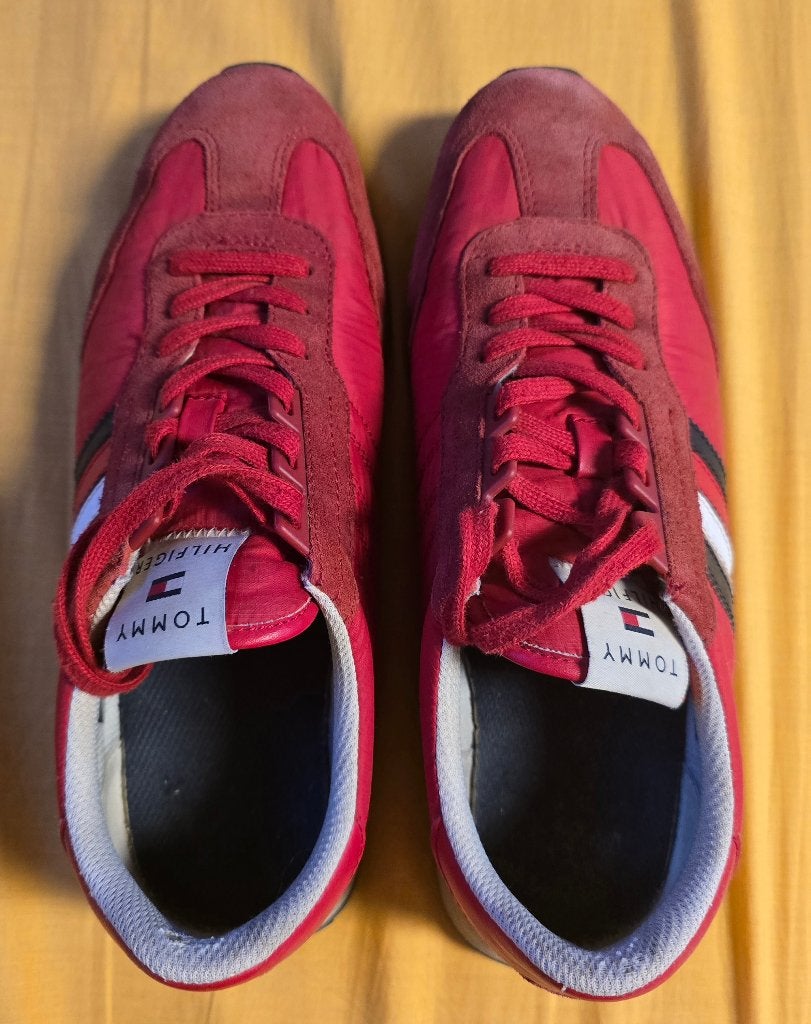 Sneakers Tommy Hilfiger - rouges - taille 40, Enlèvement ou Envoi, Autres couleurs, Tommy hilfiger, Porté