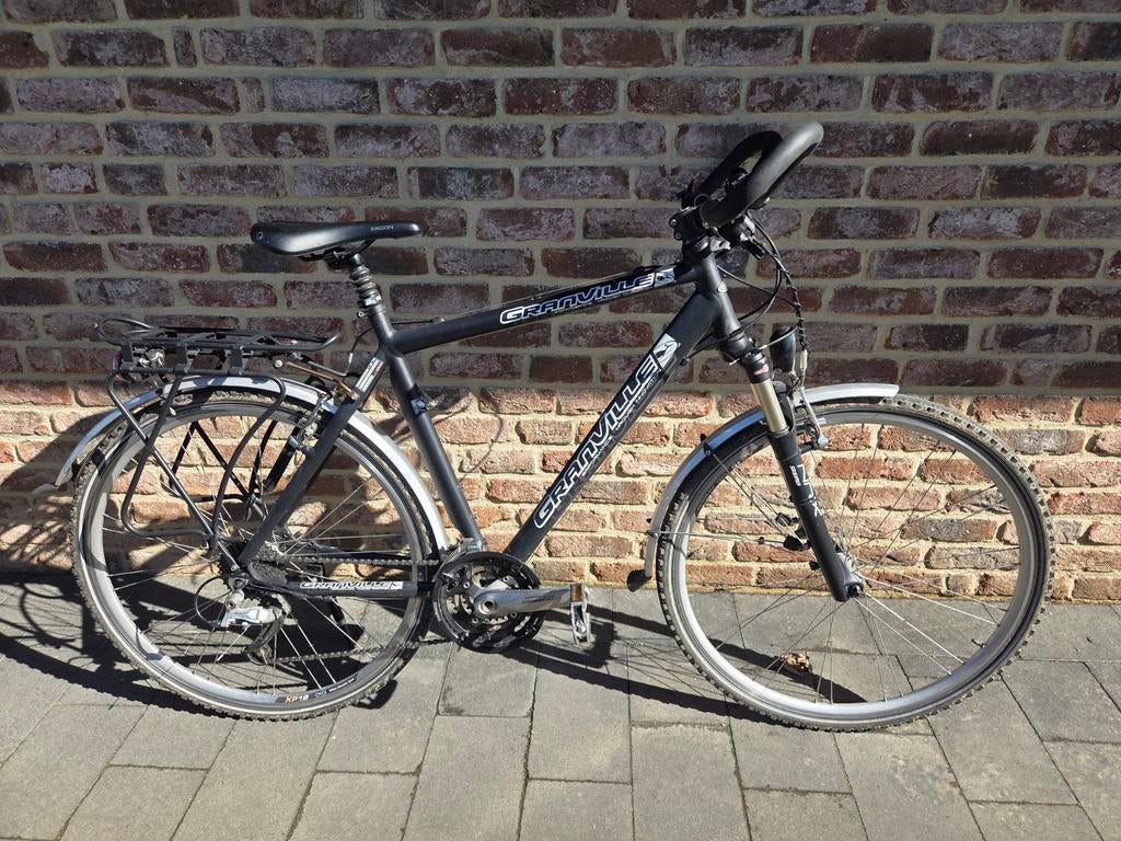 Granville herenfiets, Fietsen en Brommers, Gebruikt, Velgrem, Versnellingen, 61 tot 65 cm