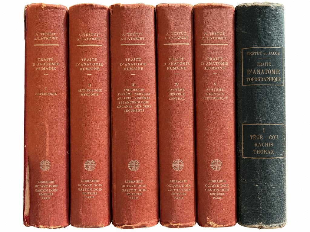 Testut—Latarjet: menselijke anatomie, 5 volledige delen, Boeken, Ophalen, Gelezen