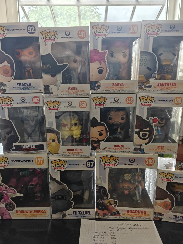 Funko pops overwatch, Games en Spelcomputers, Spelcomputers | Overige, Ophalen, Overige merken, Gebruikt