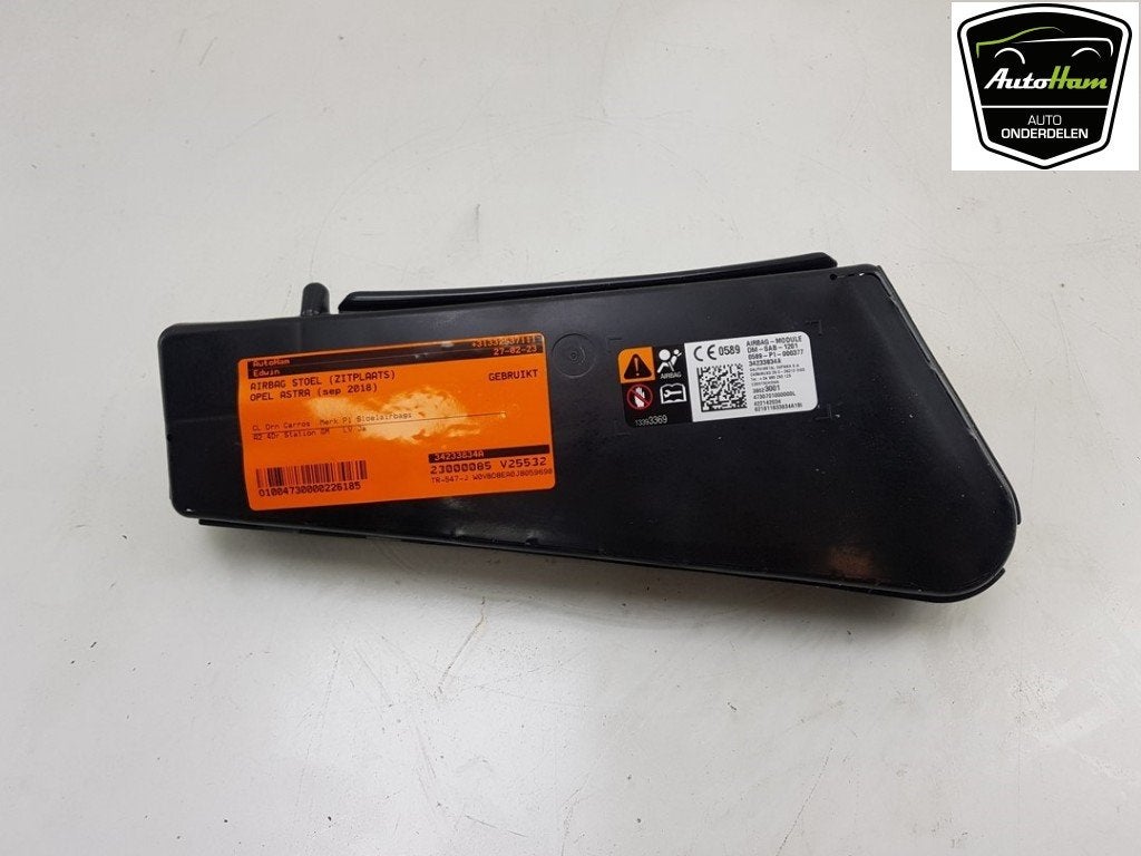 AIRBAG STOEL Opel Astra K Sports Tourer (07-2014/12-2022), Auto-onderdelen, Gebruikt, Opel