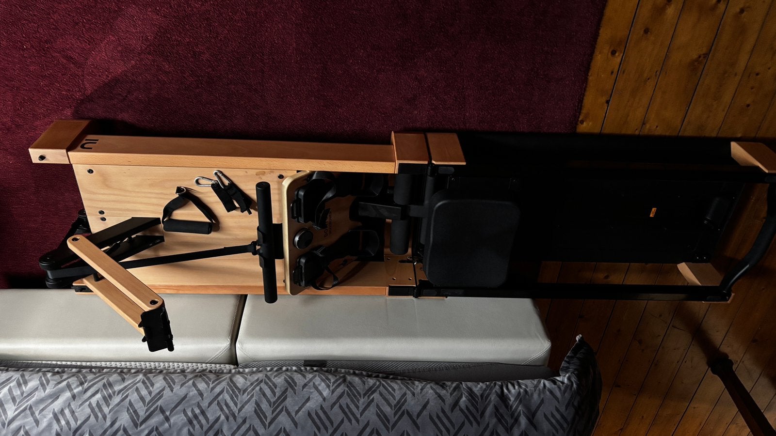 Roeimachine decathlon woodrower, Sport en Fitness, Ophalen, Zo goed als nieuw, Overige materialen, Roeitrainer
