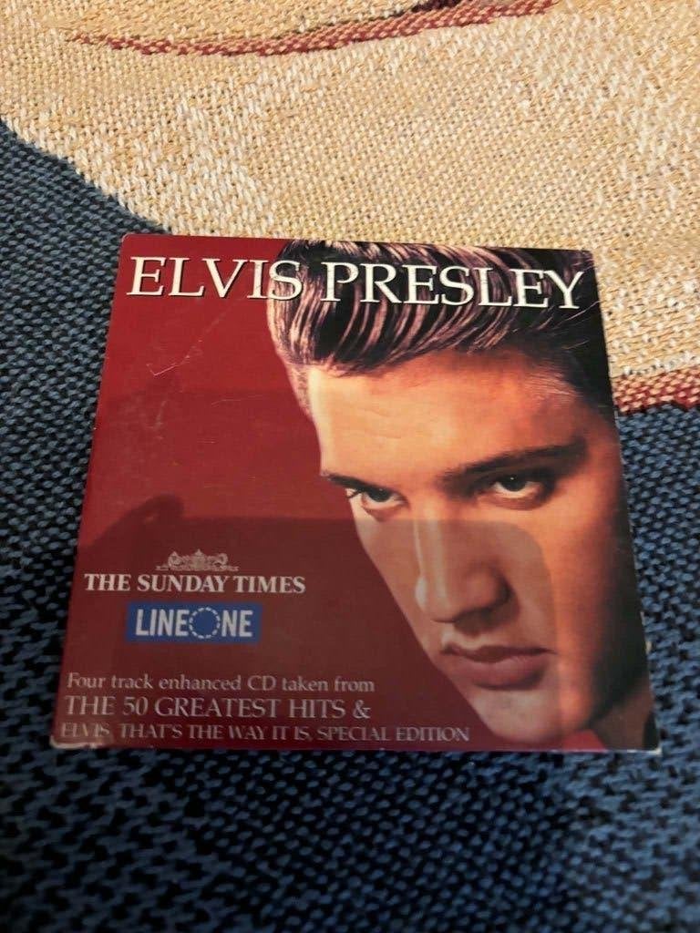 Elvis promo cd, the sunday times. Mag weg voor 3 euro., Ophalen of Verzenden, Gebruikt, Rock-'n-roll, Promo